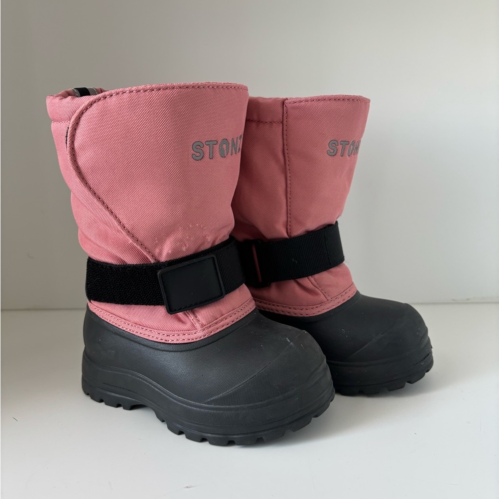 Stonz Dusty Rose Size 10T | Trek Kids Ultra-Lightweight Insulated Winter Boots